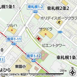ベストライフ東札幌周辺の地図