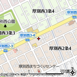 おそうじ本舗　厚別北店周辺の地図