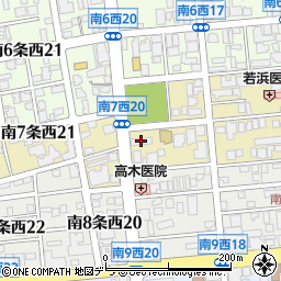 札幌南７条郵政宿舎周辺の地図