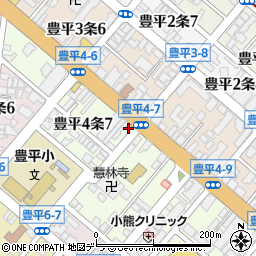 ユニカ豊平４・７駐車場周辺の地図