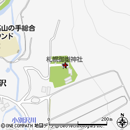 札幌御嶽神社　祈とう部周辺の地図