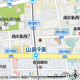 セブンイレブン札幌南８条西６丁目店周辺の地図
