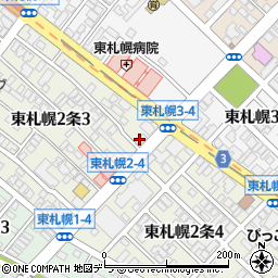 株式会社テクノフレックス　札幌出張所周辺の地図