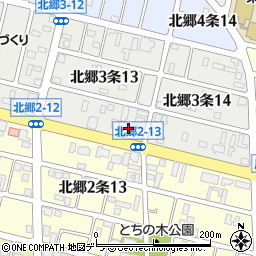 アカシア弐番館周辺の地図