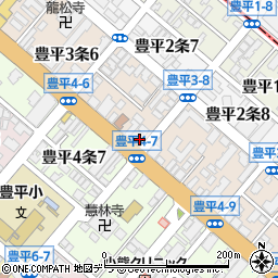 北海道警察本部豊平警察署交番豊平周辺の地図