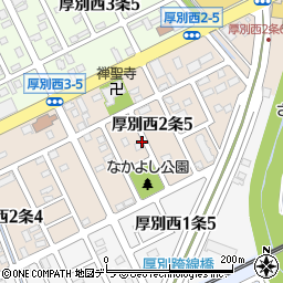 株式会社協栄車輌　厚別営業所周辺の地図