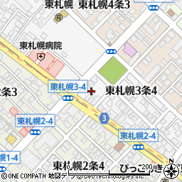 ａｕショップ　東札幌周辺の地図