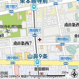 ニッポンレンタカーすすきの営業所周辺の地図