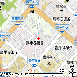 株式会社南勇次郎商店　豊平工場周辺の地図