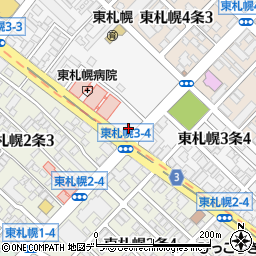 東札幌脳神経クリニック周辺の地図