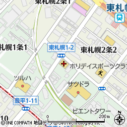 ホワイト急便サッポロ東札幌工場周辺の地図
