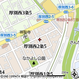 ライフワーク札幌周辺の地図
