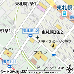 Ｄパーキング東札幌２条２丁目第１周辺の地図