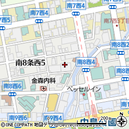 北海道札幌市中央区南８条西4丁目周辺の地図