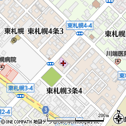 札幌市東札幌図書館周辺の地図
