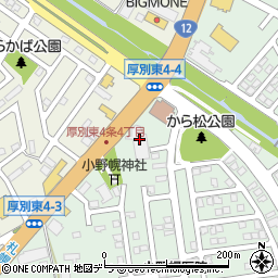 ヤンマーエネルギーシステム株式会社　札幌支店周辺の地図