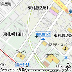 北海道エナジティック株式会社　東札幌営業所周辺の地図