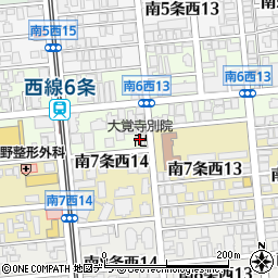 大覚寺別院周辺の地図