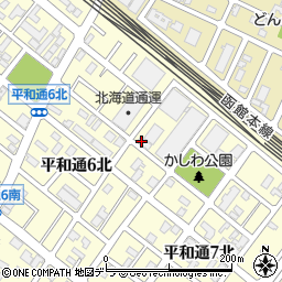 北海道通運株式会社　営業本部周辺の地図