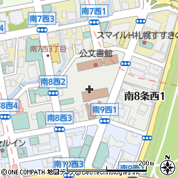 北海道札幌市中央区南８条西2丁目周辺の地図