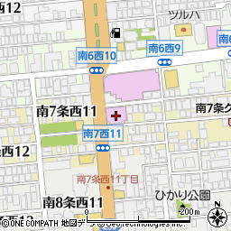トラストパーク札幌南７条駐車場周辺の地図