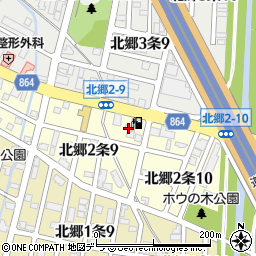 札幌河辺石油株式会社　北郷東サービスステーション周辺の地図