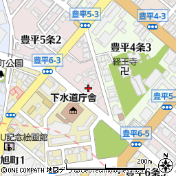 北海道札幌市豊平区豊平５条3丁目周辺の地図
