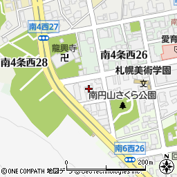 ミッドマークス円山　桜の邸周辺の地図