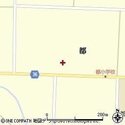赤井川村役場　都住民センター周辺の地図