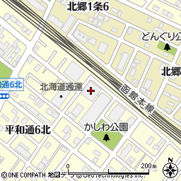 北海道通運Ａ棟周辺の地図