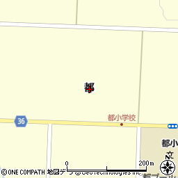 北海道余市郡赤井川村都周辺の地図
