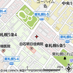 アイカ工業札幌支店周辺の地図