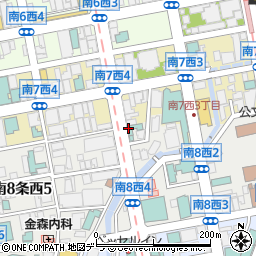 ティアラホテル札幌すすきの周辺の地図