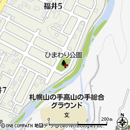 福井ひまわり公園周辺の地図