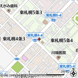 ピエール・ラルジュ東札幌周辺の地図