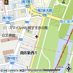 株式会社パスコ　札幌支店周辺の地図