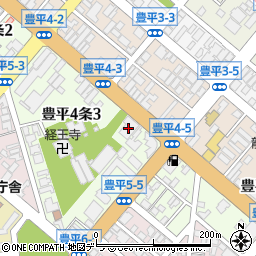 北海道信用金庫豊平支店周辺の地図