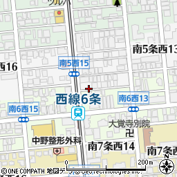 リパーク札幌南５西１４駐車場周辺の地図