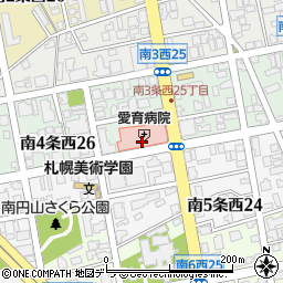 愛育病院（菊郷会）周辺の地図