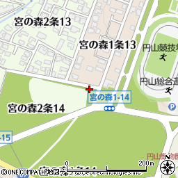 円山公園トイレ６周辺の地図