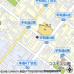 札幌錦翠周辺の地図