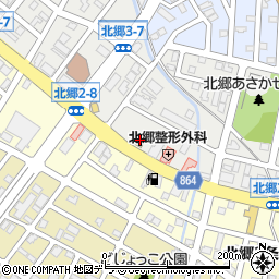セブンイレブン札幌北郷３条８丁目店周辺の地図