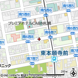 ホテルウォーターゲート札幌周辺の地図