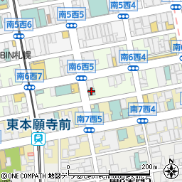 ホテルバランザック札幌Ｓ６周辺の地図