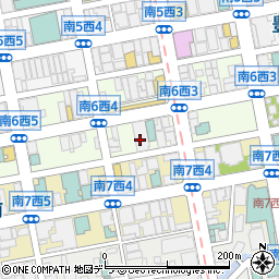 ローソン札幌南６条西四丁目店周辺の地図