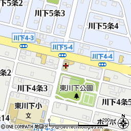 札幌日産厚別通店周辺の地図
