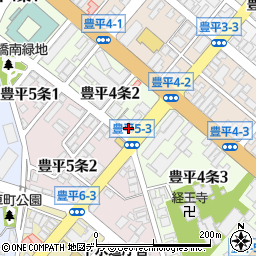 豊平橋郵便局 ＡＴＭ周辺の地図