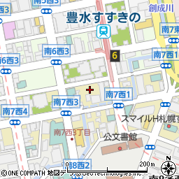リパーク札幌南７西２第１駐車場周辺の地図