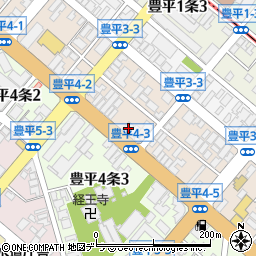 北海道札幌市豊平区豊平３条3丁目2-20周辺の地図