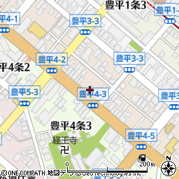 株式会社関野木工品製作所　豊平事務所周辺の地図